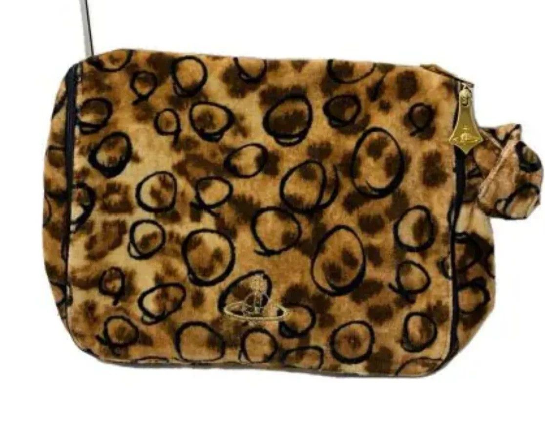 Vivienne Westwood Vivienne Westwood Leopard Print Makeup Bag Size ONE SIZE - 1 Thumbnail