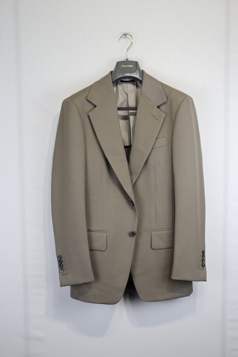 image of Tom Ford O1Rshd1 Blazer Jacket In Light Brown, Men's (Size Small)