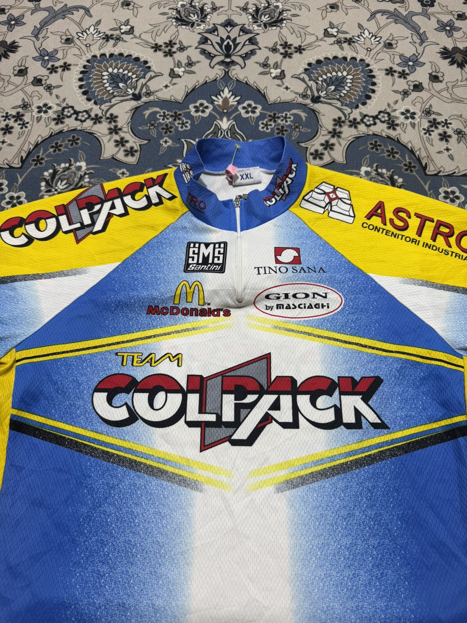 Fox Racing × Japanese Brand × Sports Specialties Vintage SMS Santini Team Colpack Cycling Jersey Size US M / EU 48-50 / 2 - 3 Thumbnail