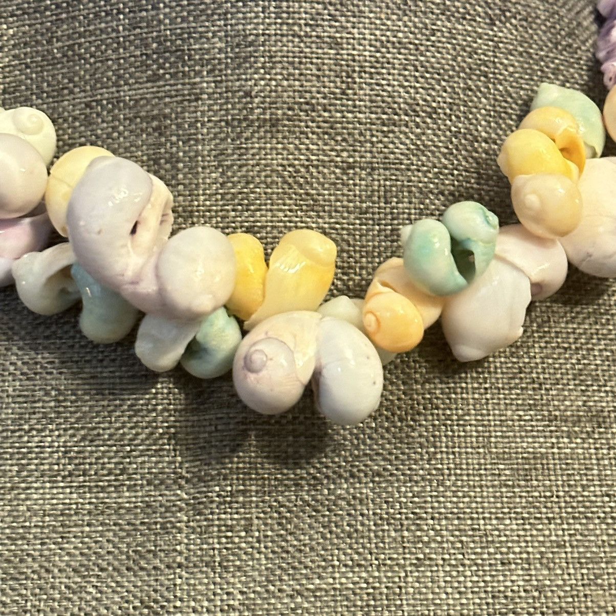 Vintage Vintage dyed seashell cluster puka necklace Size ONE SIZE - 5 Thumbnail