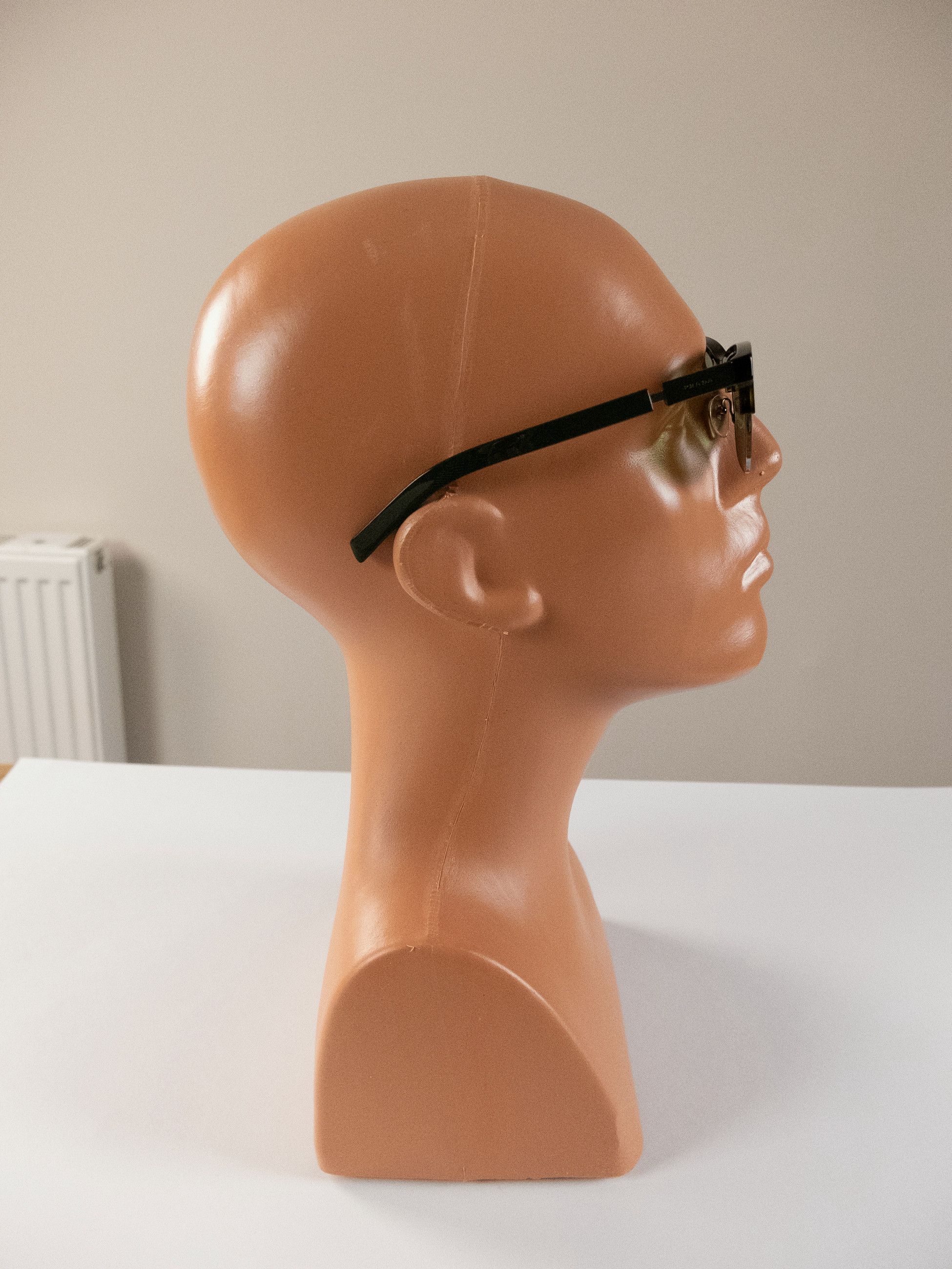 Prada PRADA brown tortoise shell half rimless square sunglasses Size ONE SIZE - 3 Thumbnail