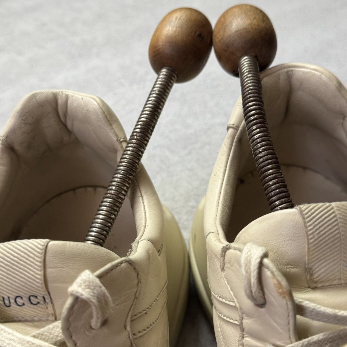 Gucci Gucci Rhyton Logo Leather Sneaker Size 12.5 Size US 12.5 / EU 45-46 - 19 Thumbnail