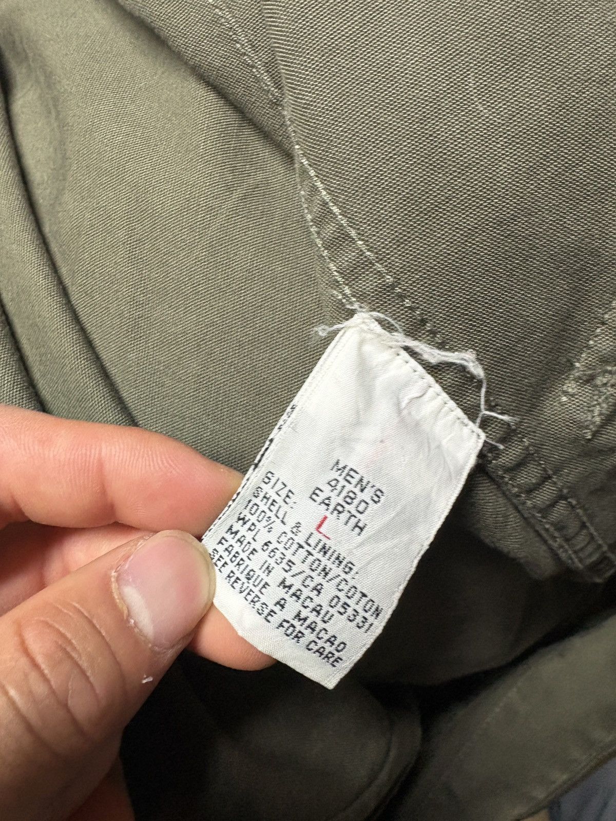 Woolrich Woolen Mills VTG 90s Woolrich Work Detroit Style Jacket Faded Olive Green Size US L / EU 52-54 / 3 - 8 Thumbnail