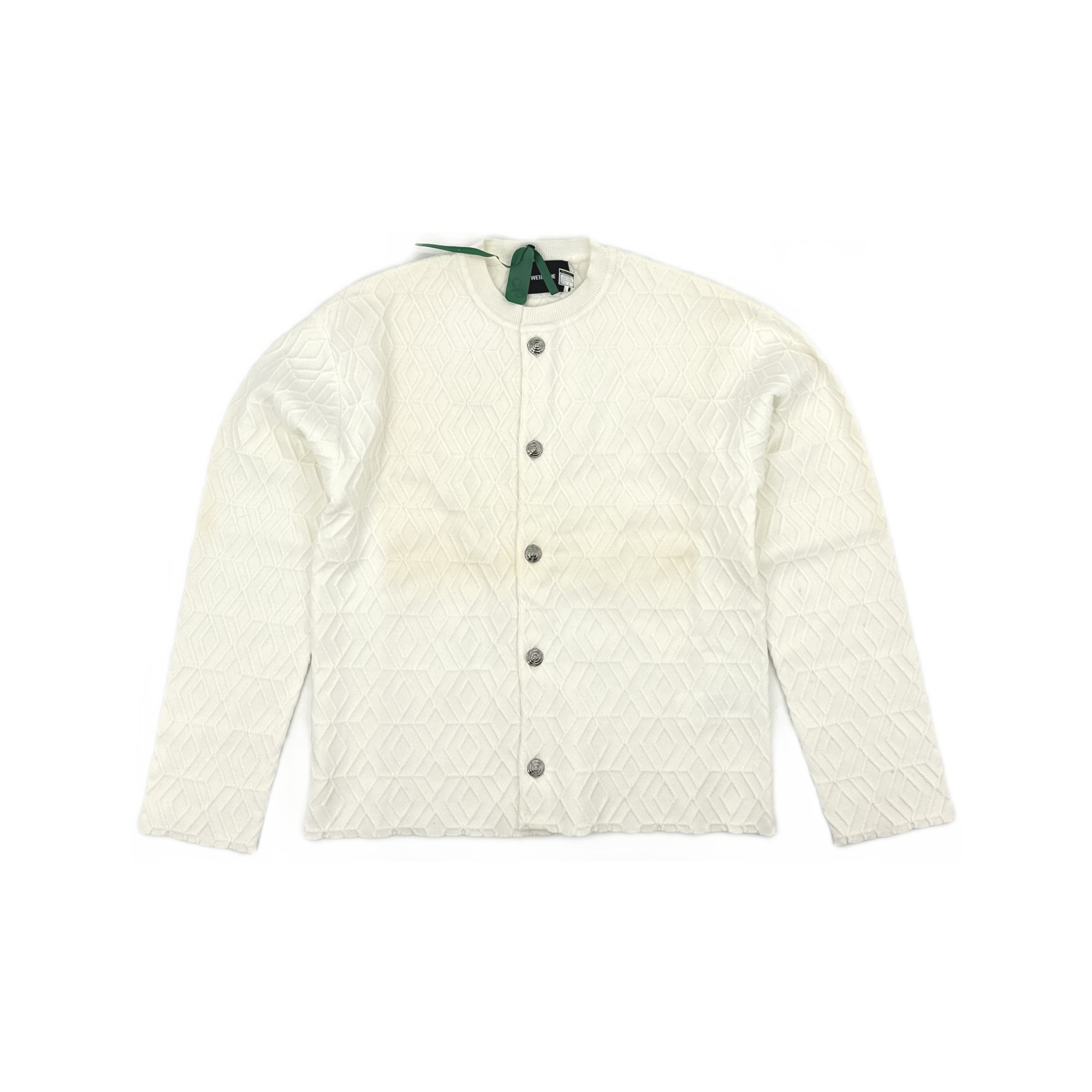 WE11DONE WE11DONE Geometric Jacquard Cardigan Size M Size US M / EU 48-50 / 2 - 1 Thumbnail