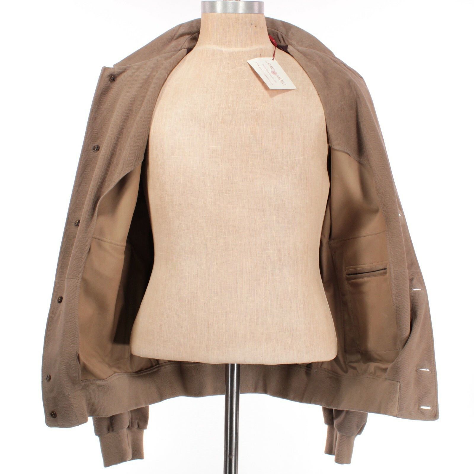Luciano Barbera Luciano Barbera Jacket Size L US In Brown Leather Size US L / EU 52-54 / 3 - 6 Thumbnail