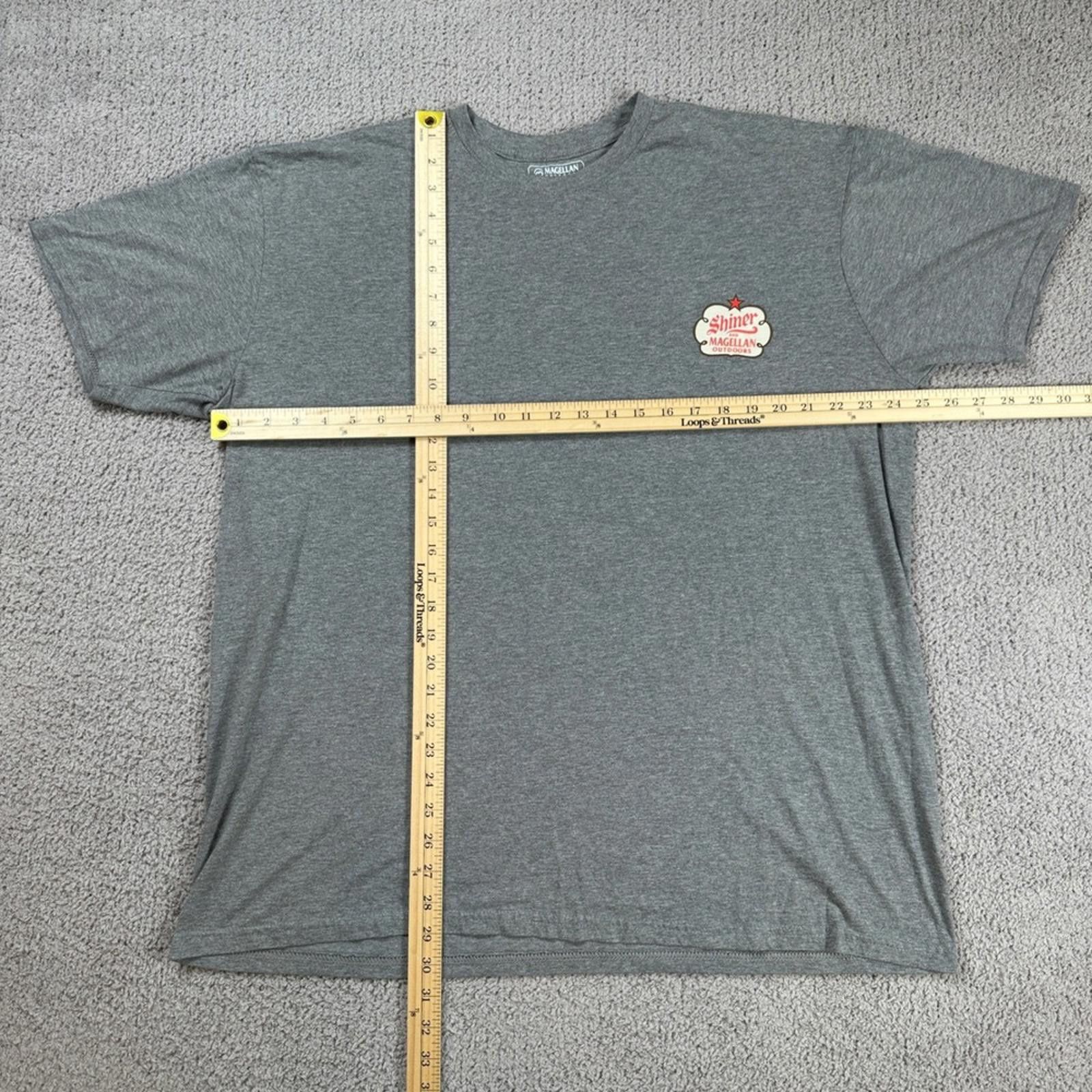 Other Magellan Outdoors x Shiner Bock T Shirt Gray Mens 2XL Beer Size US XXL / EU 58 / 5 - 3 Thumbnail
