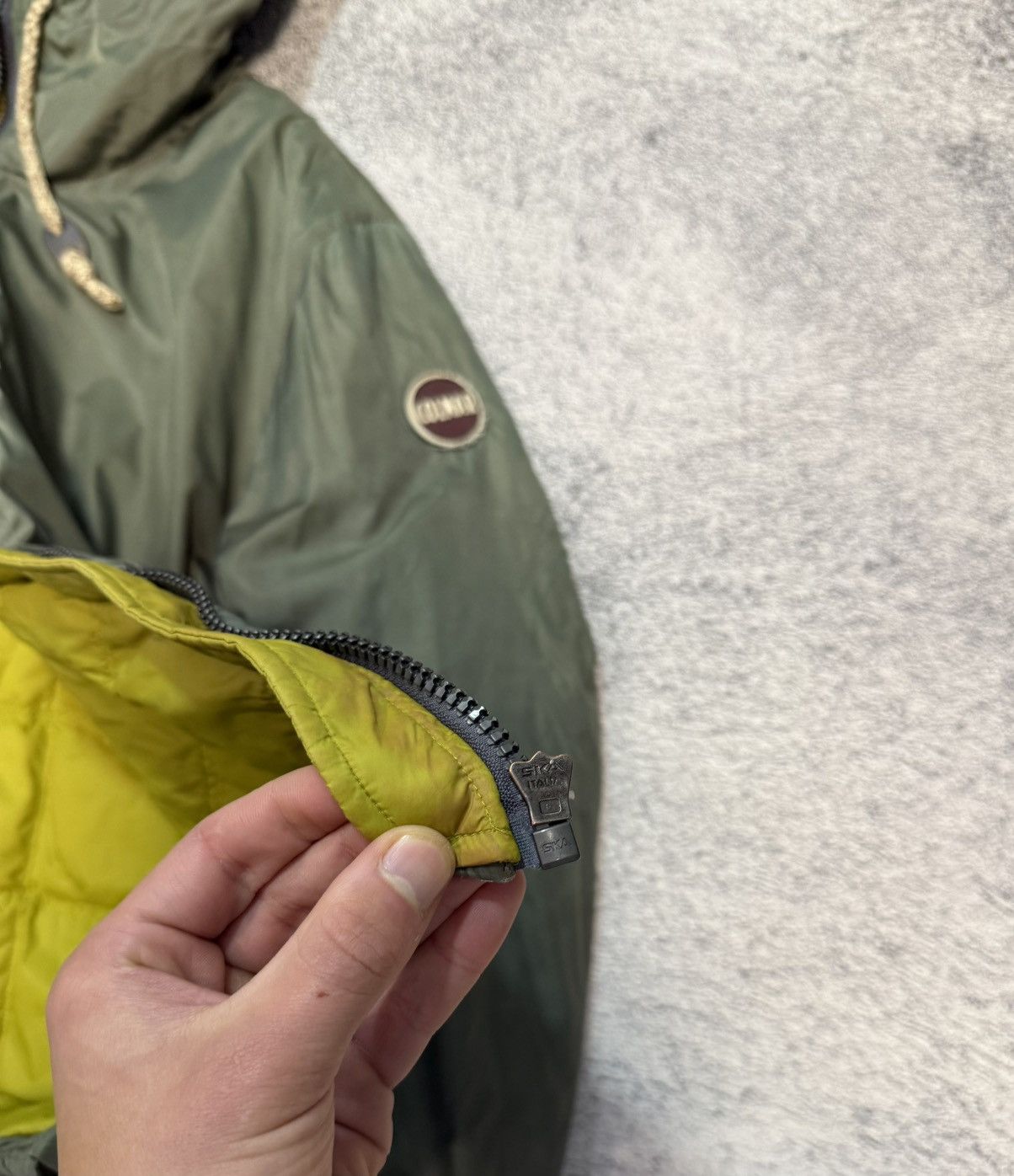 Colmar Colmar Down Jacket Men 50 Green Hooded Puffer Coat Nylo Logo Size US M / EU 48-50 / 2 - 3 Thumbnail