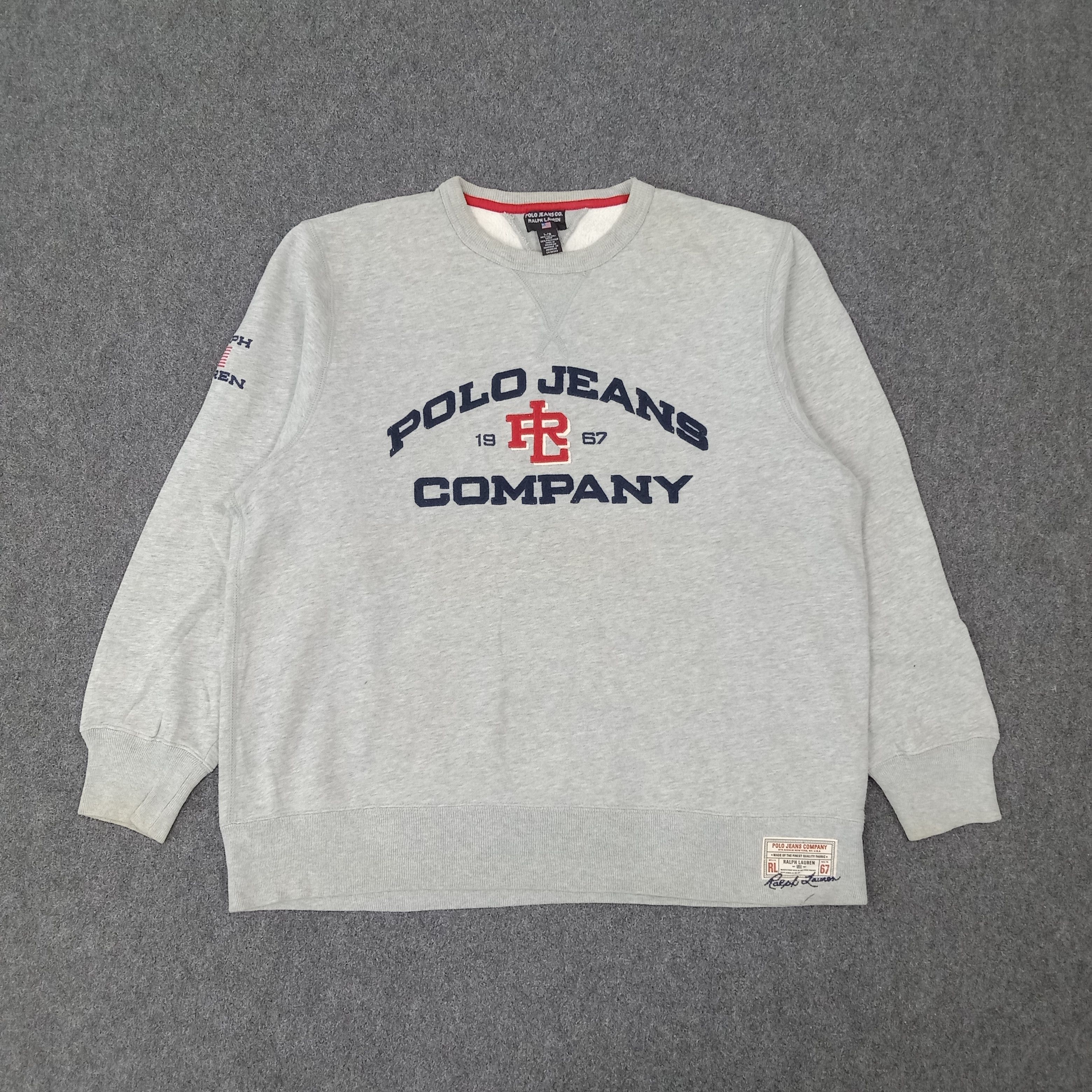Polo Ralph Lauren Polo Jeans Company by Ralph Lauren Sweatshirt C266N9 Size US XL / EU 56 / 4 - 1 Thumbnail