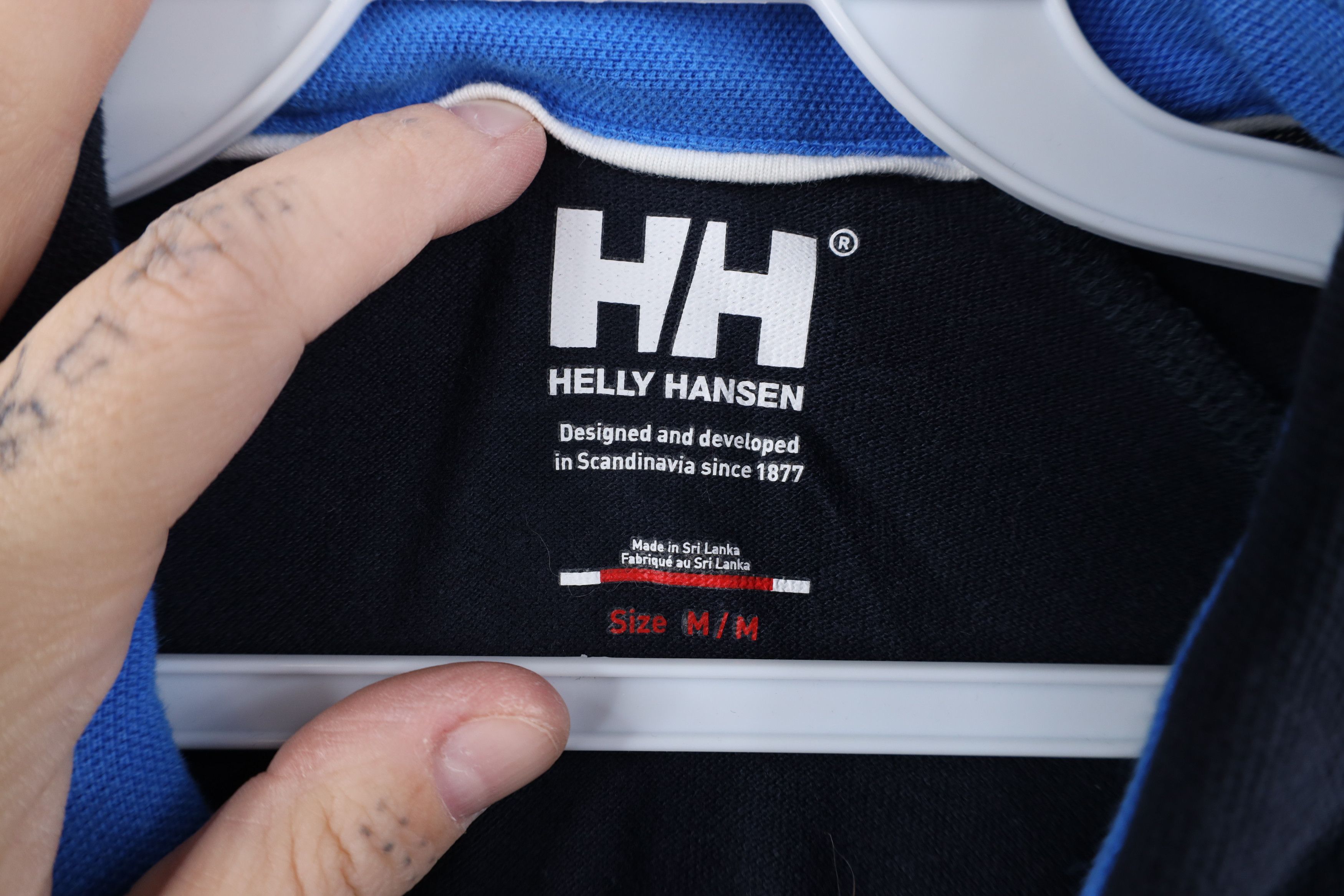 Helly Hansen Vintage Helly Hansen Spell Sailing Collared Polo Shirt Blue Size US M / EU 48-50 / 2 - 8 Thumbnail