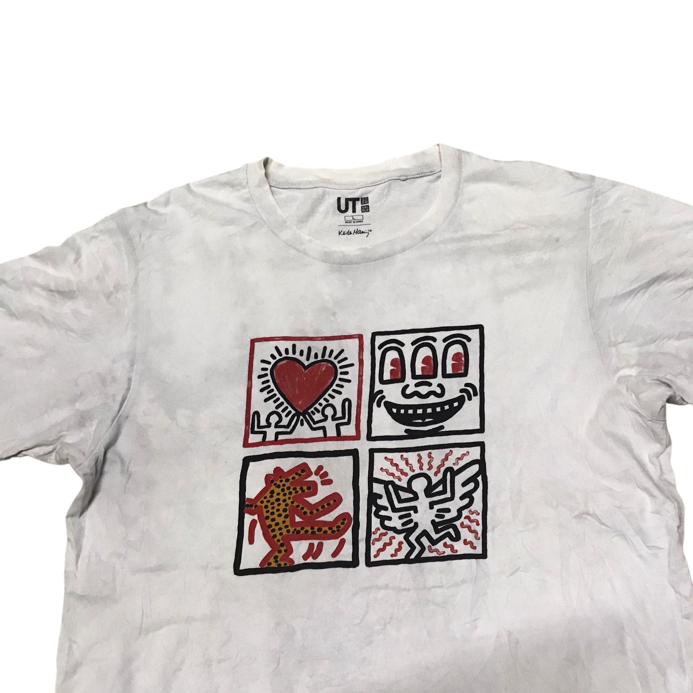Keith Haring Uniqlo X Keith Haring Art tshirt Size US L / EU 52-54 / 3 - 3 Thumbnail