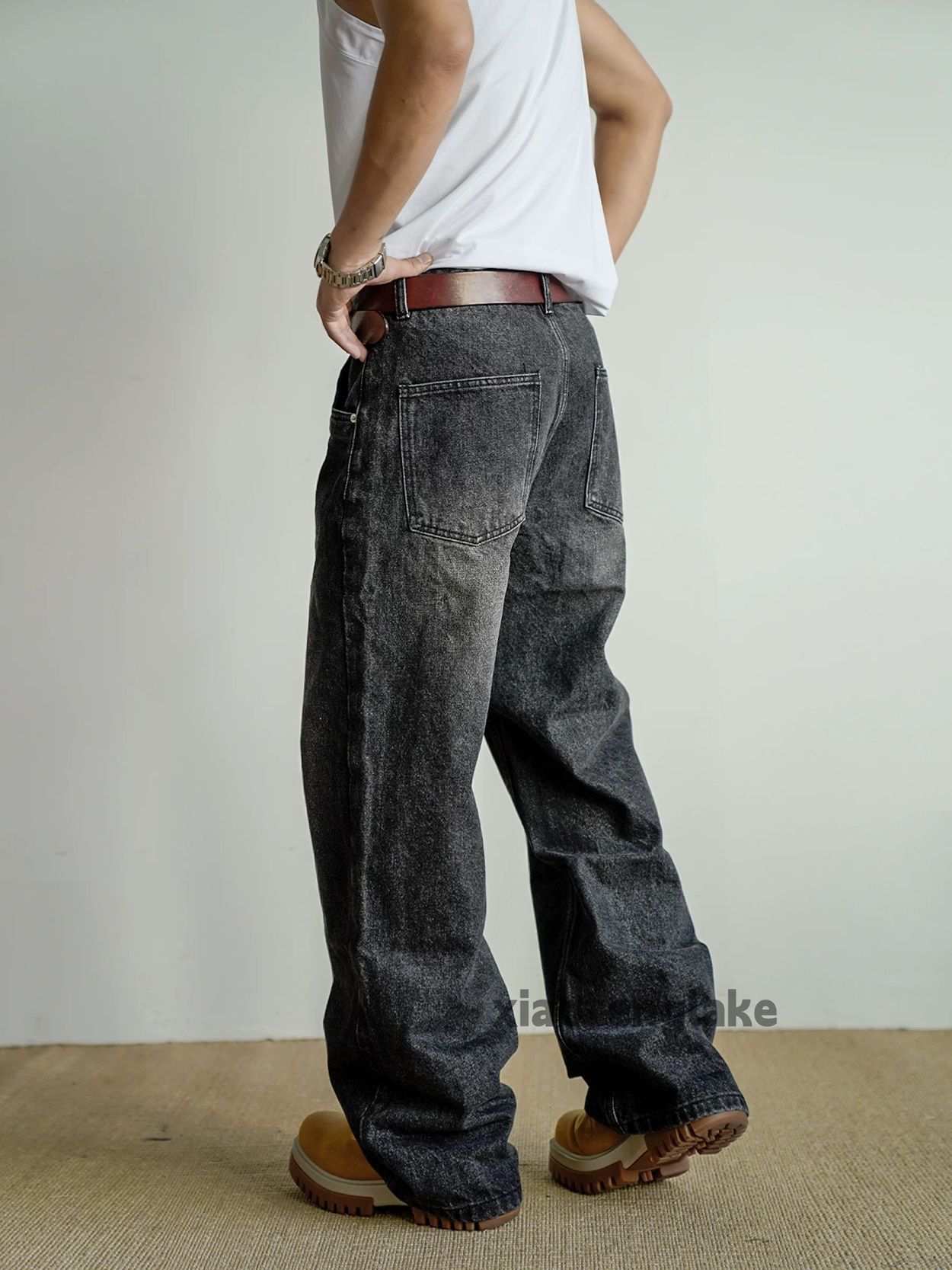 Jean × Vintage utility outdoor workwear carpenter cargo yuppie jeans Size US 38 / EU 54 - 3 Thumbnail