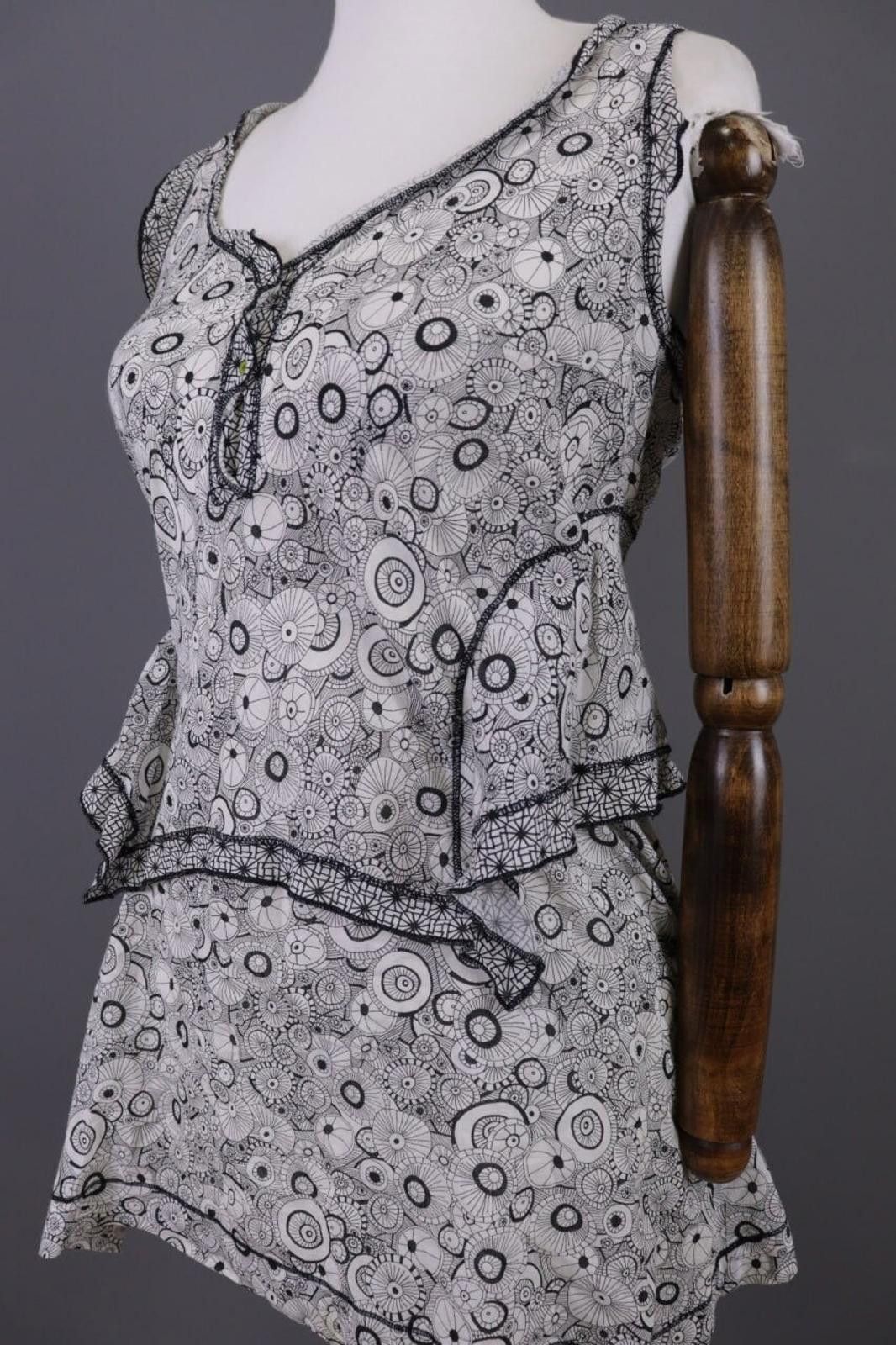 Designer Cop Copine Sirvate Summer A-Line Tank Tunic Dress Size 40 Size M / US 6-8 / IT 42-44 - 8 Thumbnail