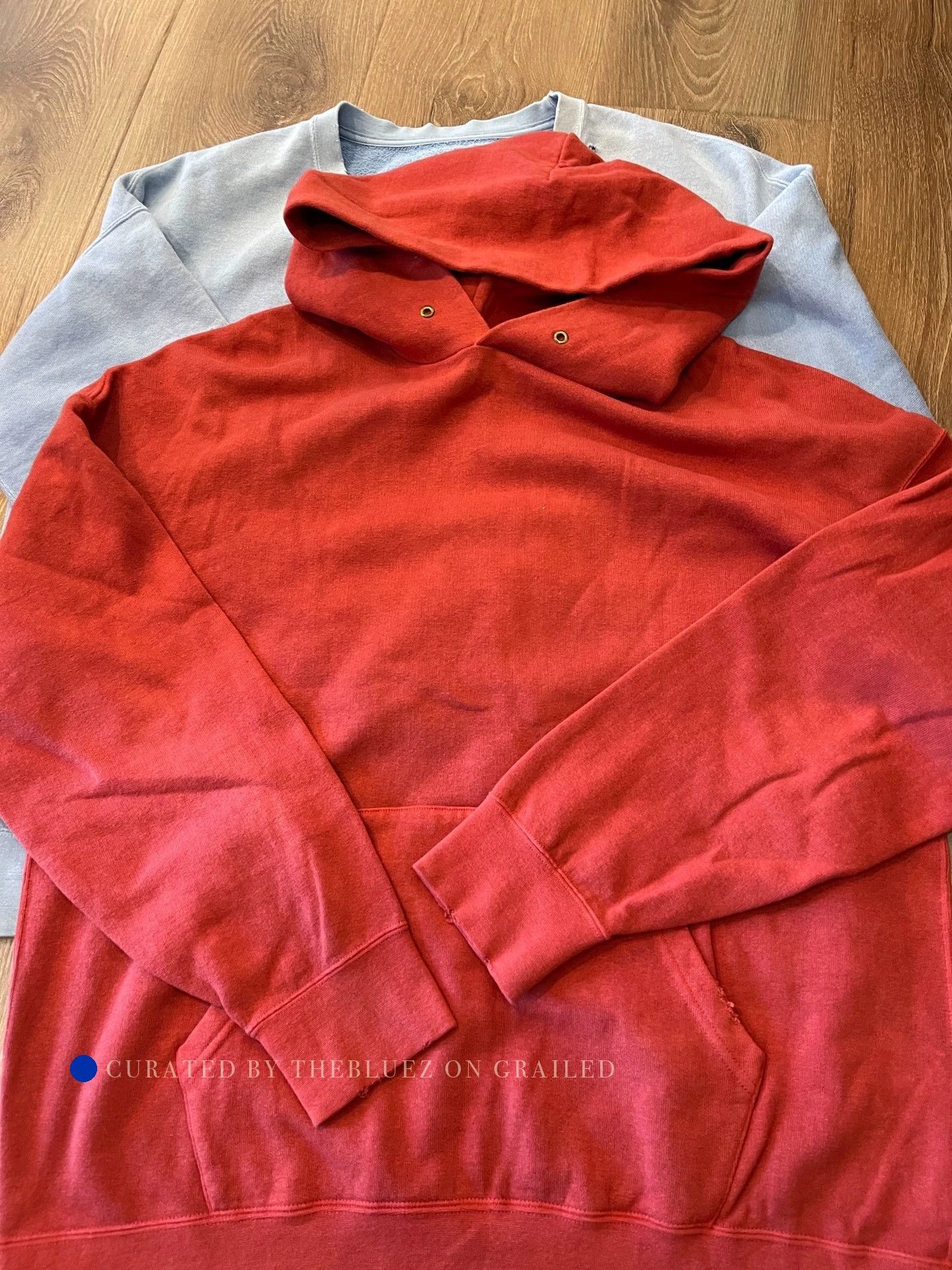 Visvim Vintage Tie-Dye Hoodie in Mild Red Size US M / EU 48-50 / 2 - 1 Thumbnail