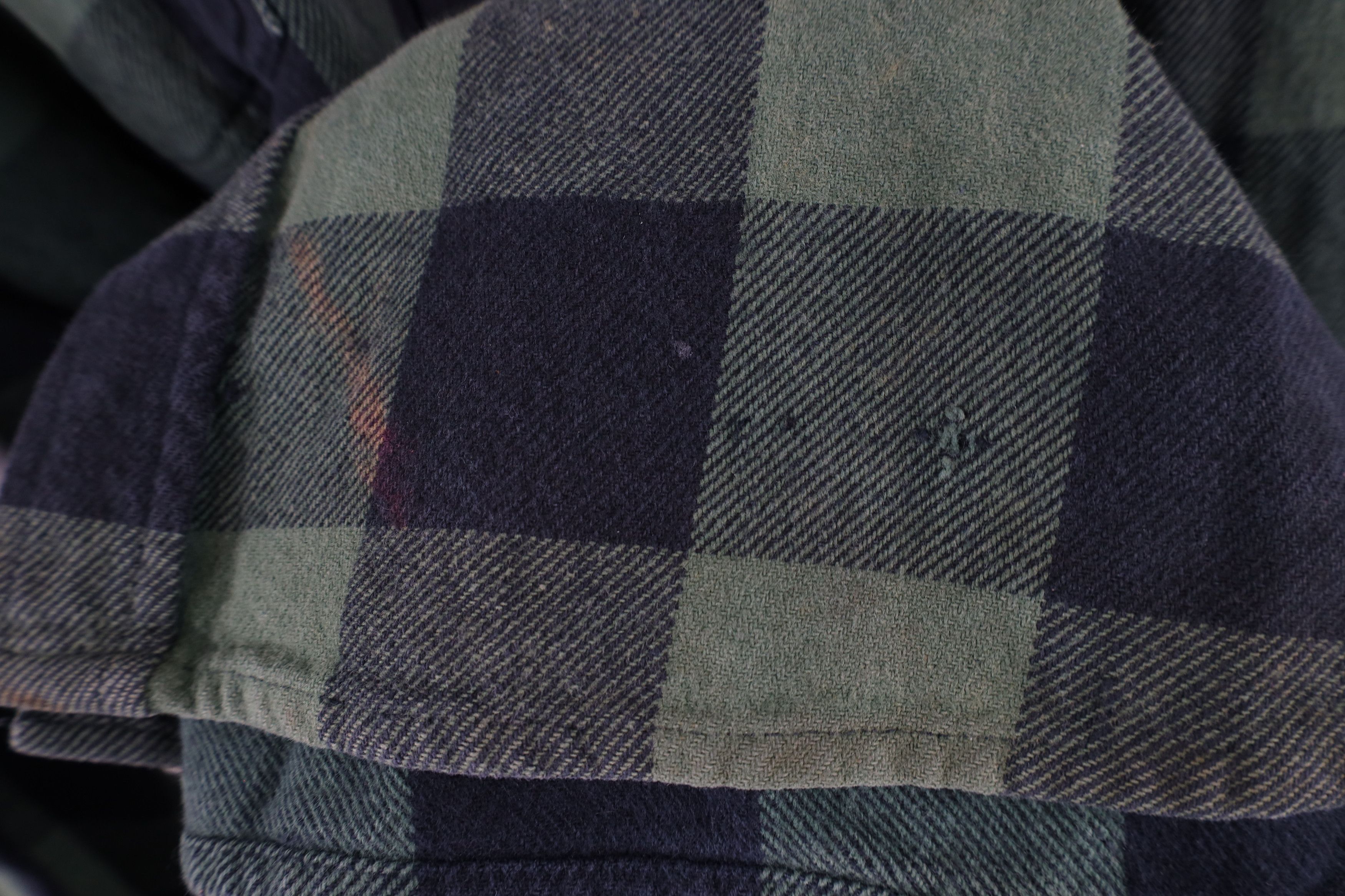 Vintage Vintage 90s Streetwear Heavyweight Flannel Button Shirt Size US XXL / EU 58 / 5 - 6 Thumbnail