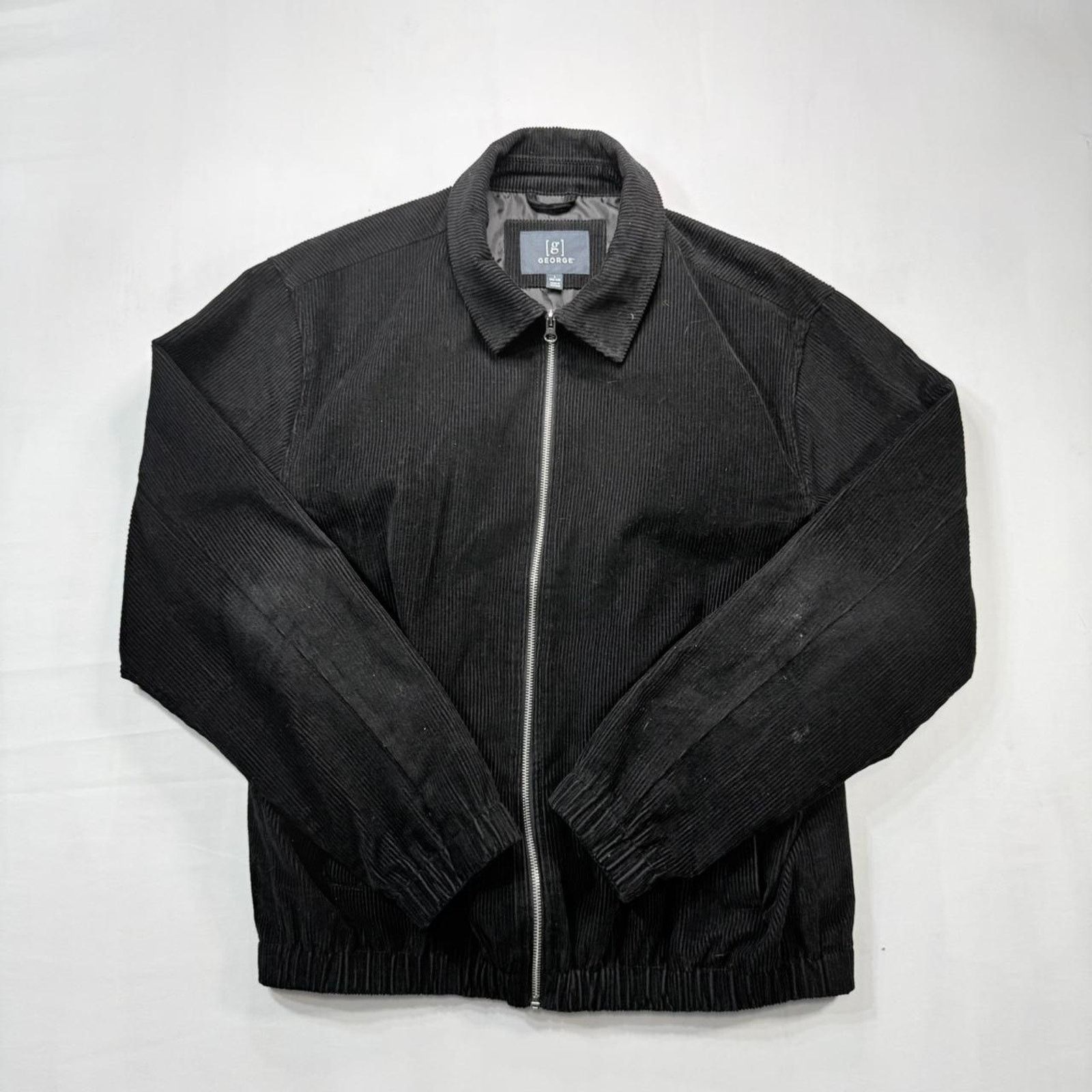 George Target George brand Black corduroy jacket with a grunge vibe Size US L / EU 52-54 / 3 - 1 Thumbnail