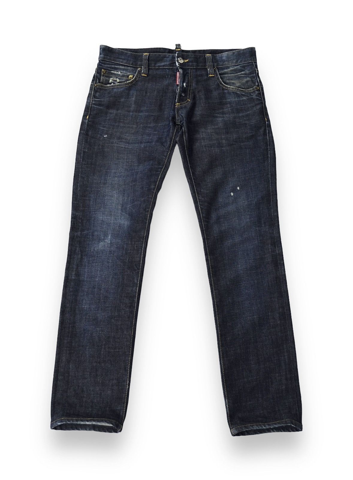 Dsquared2 Dsquared2 Distressed Slim Fit Indigo Jeans Denim Pants Size US 30 / EU 46 - 1 Thumbnail