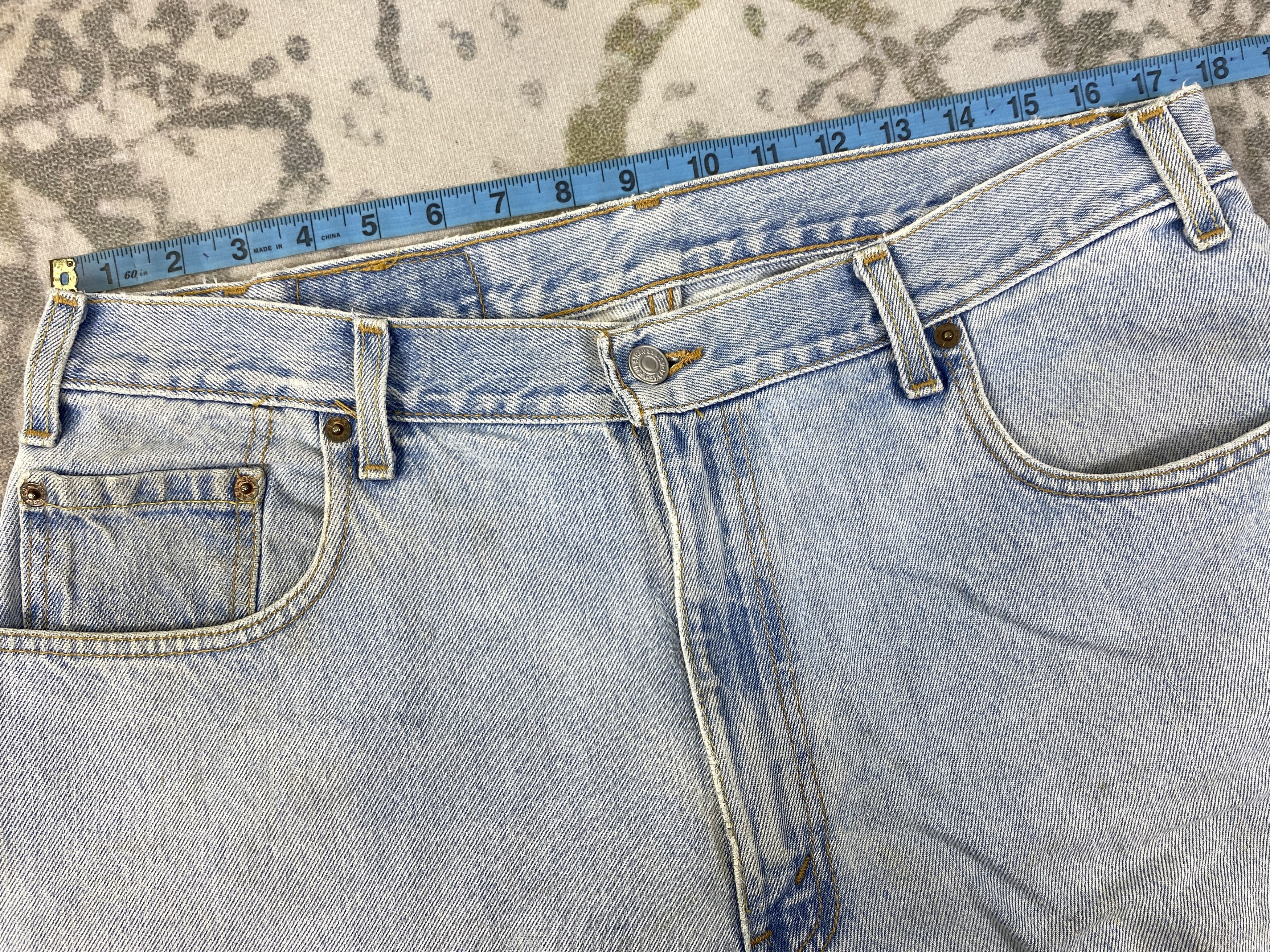 Levi's Light Blue Wash Vintage Levi's 560 35x37 Denim -JN1948 Size US 35 - 5 Thumbnail