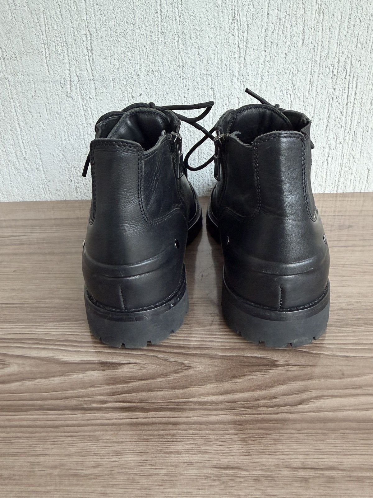 Neil Barrett Fw12 Armour studded zip boots Size US 8.5 / EU 41-42 - 16 Thumbnail