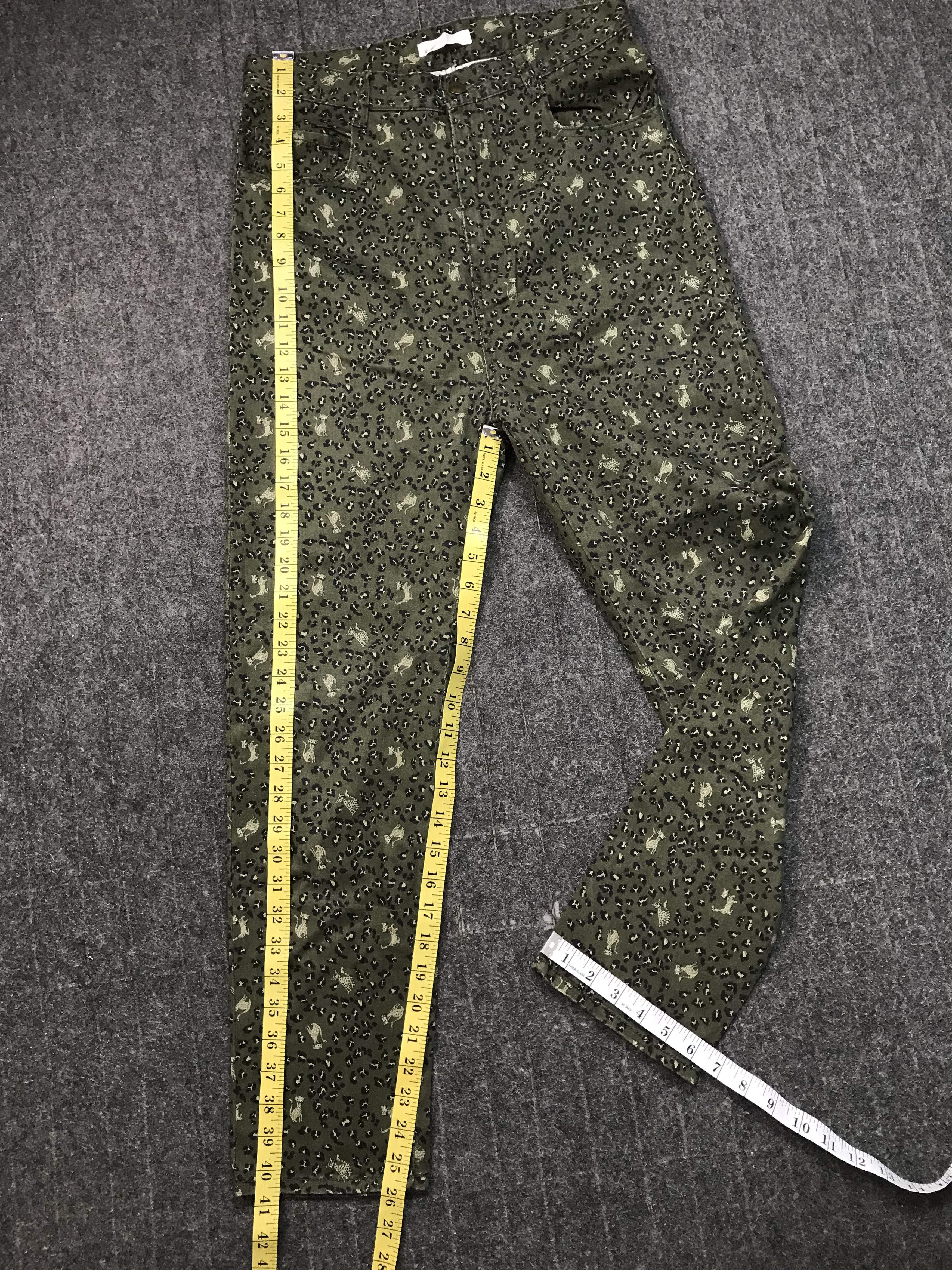 Ne-Net Ne-Net Issey Miyake Leopard Art Pant Design Denim Size 29" - 13 Thumbnail