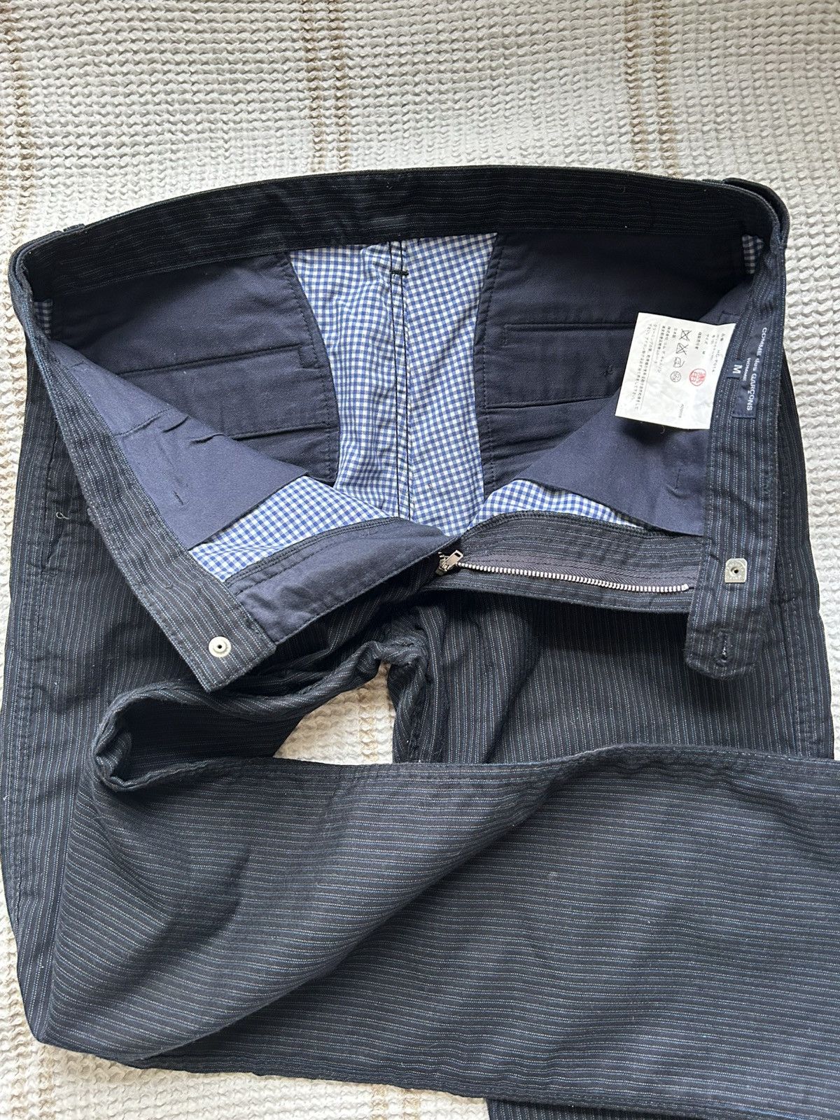 Comme des Garcons Homme Comme des garcons Homme trousers gingham lined Made In Japan Size US 30 / EU 46 - 3 Thumbnail