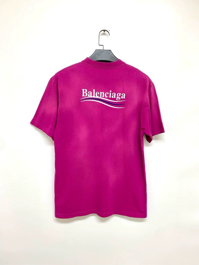 Balenciaga Balenciaga Pink Coke Short Sleeve T-Shirt Size US XXS / EU 40 - 8 Thumbnail