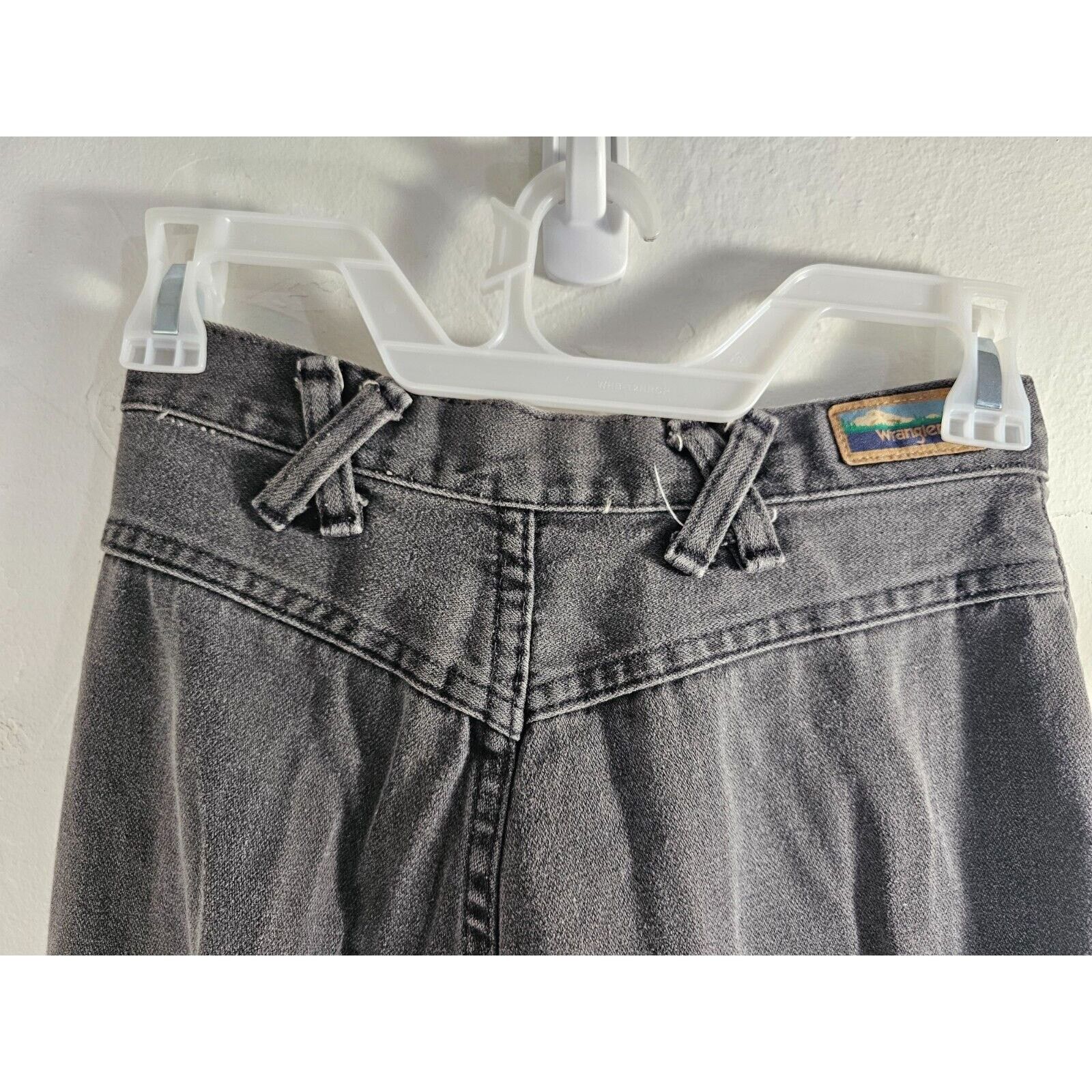 Wrangler Wrangler VINTAGE 1980s Women's Grey Criss-Cross Jeans M Size 24" / US 00 / IT 34 - 9 Thumbnail