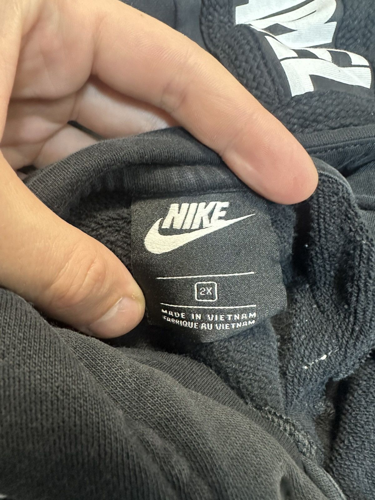 Nike Nike Custom Hoodie Vintage 90s Y2K Reworked Size US XXL / EU 58 / 5 - 6 Thumbnail