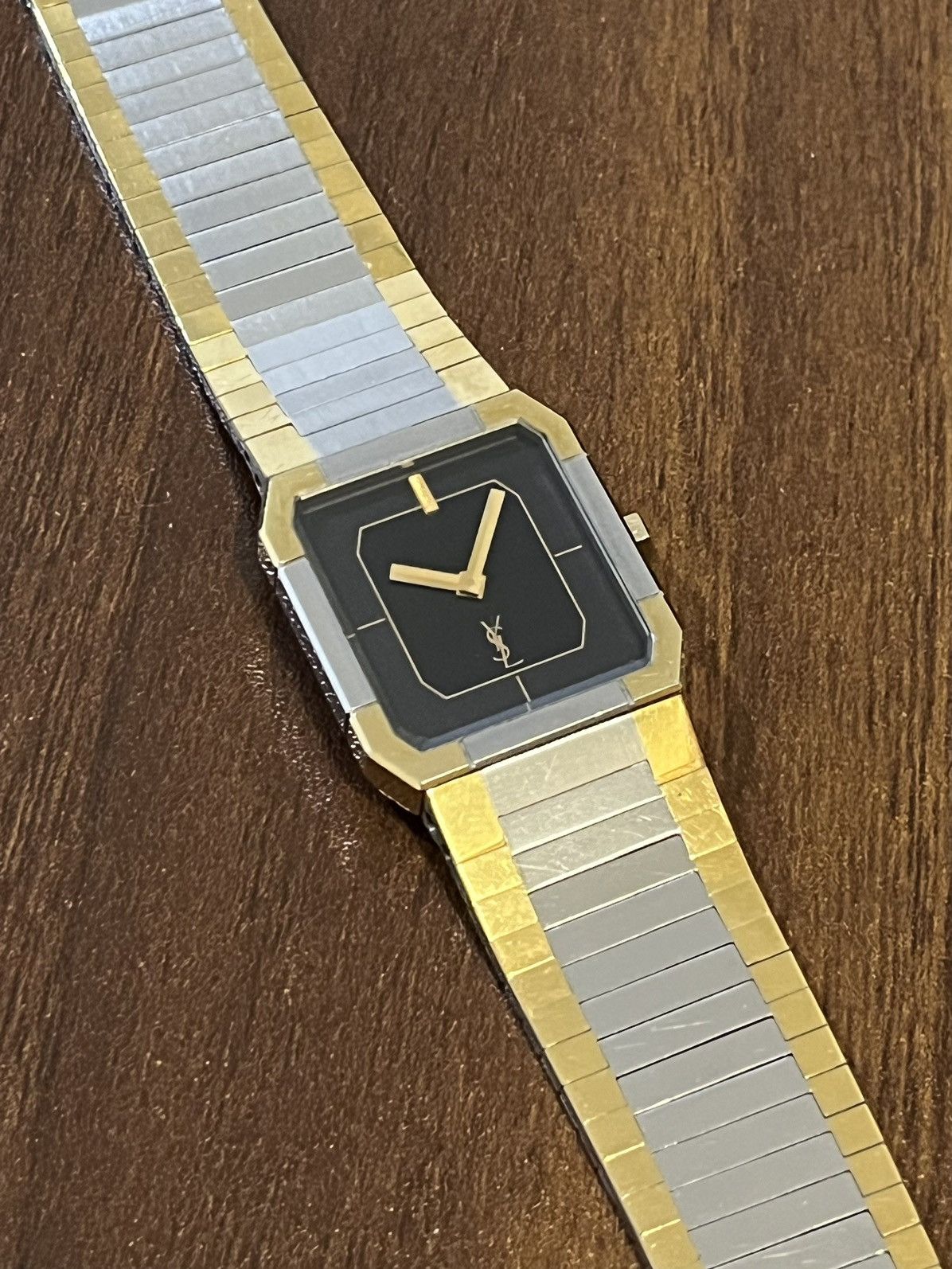 Yves Saint Laurent vintage ysl three-tone quartz yves saint laurent watch Size ONE SIZE - 2 Thumbnail