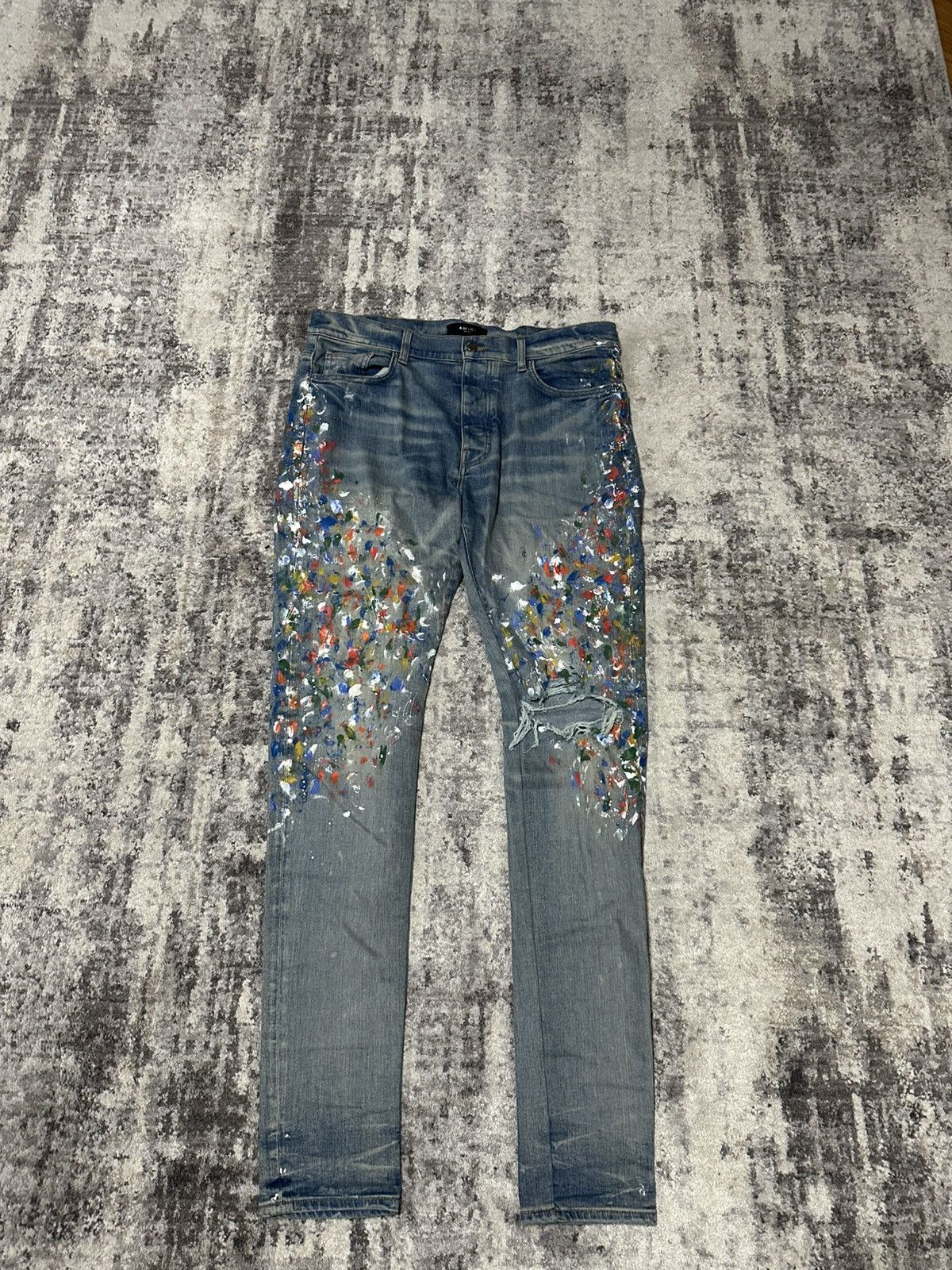 Amiri AMIRI Paint Splatter Jeans Size US 36 / EU 52 - 1 Thumbnail