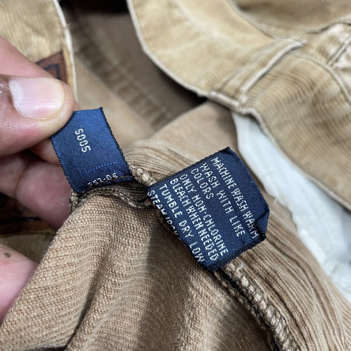 Polo Ralph Lauren × Vintage Corduroy Vintage Polo Ralph Lauren Distressed Pant Size US 31 - 17 Thumbnail