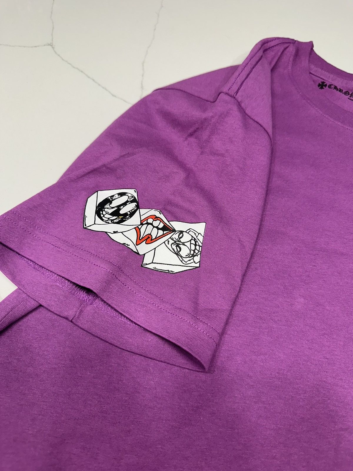 Chrome Hearts 🔥Chrome Hearts Mattyboy Purple Short Sleeve Tee🔥 Size US L / EU 52-54 / 3 - 6 Thumbnail