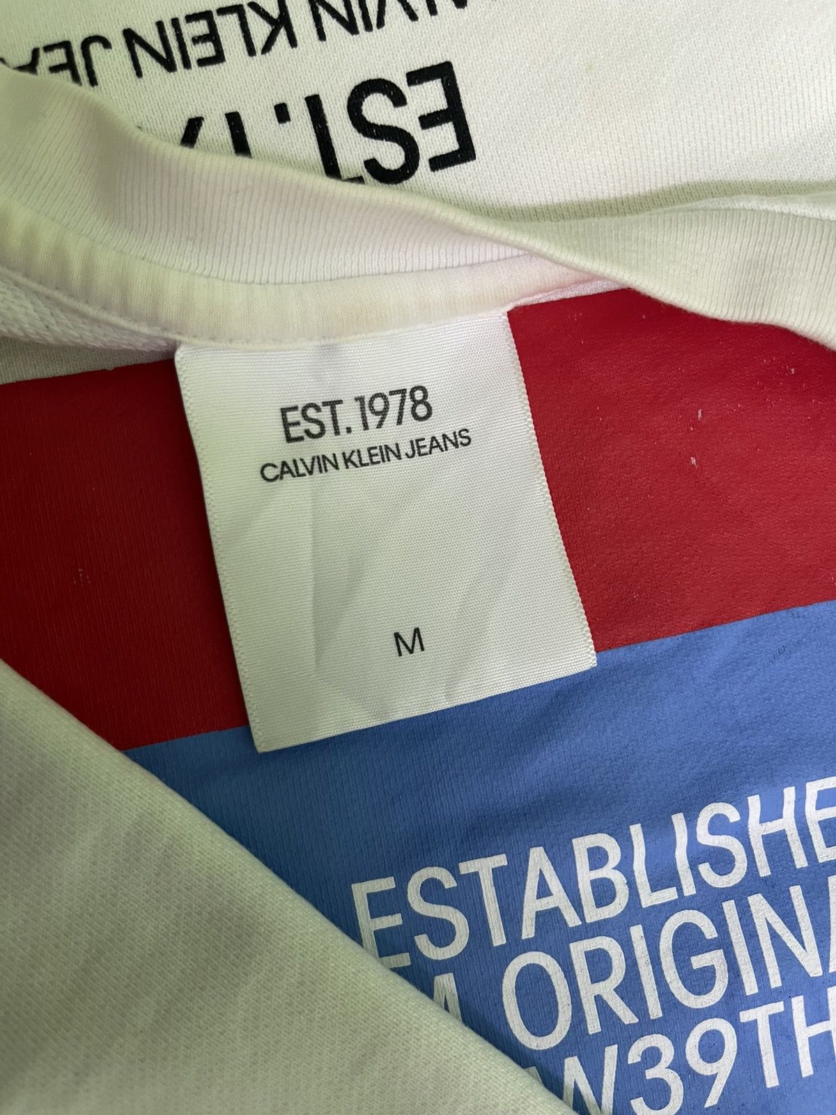 Calvin Klein 205W39NYC Vintage Calvin Klein Sweatshirt Size US M / EU 48-50 / 2 - 10 Thumbnail