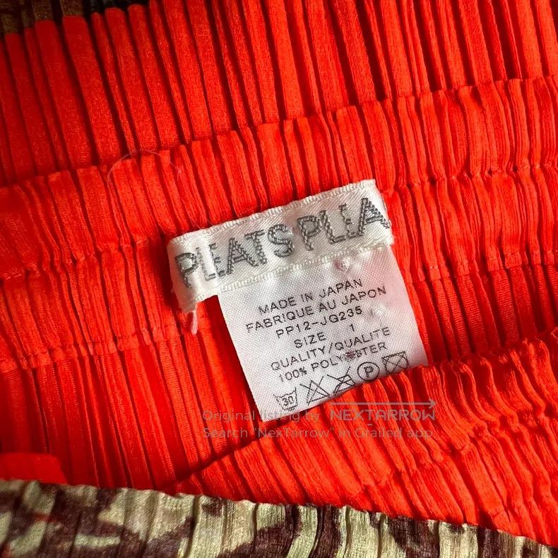 Issey Miyake Issey Miyake size:1 Red Midi Skirt Size 31" - 6 Thumbnail