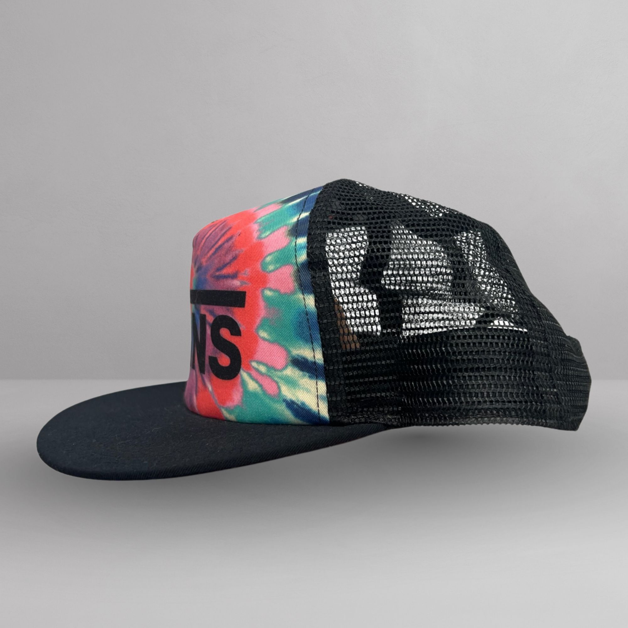 Vans Vans Black Mesh Trucker Hat with Pink Tie Dye – Adjustable S Size ONE SIZE - 3 Thumbnail