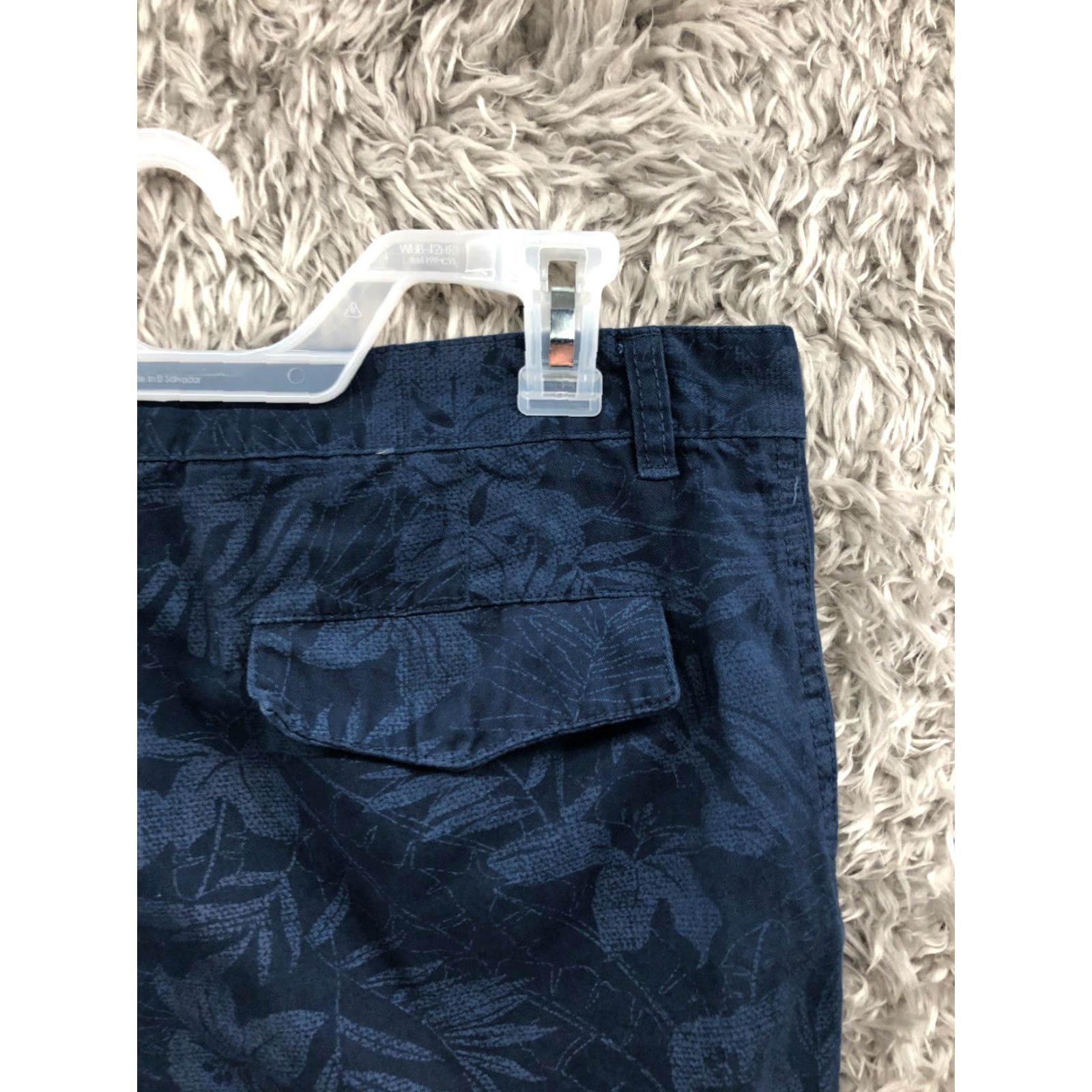 Vintage Falls Creek Cargo Shorts Mens Size 38 Mid Rise Dark Wash Blue Shorts Size US 38 / EU 54 - 6 Thumbnail