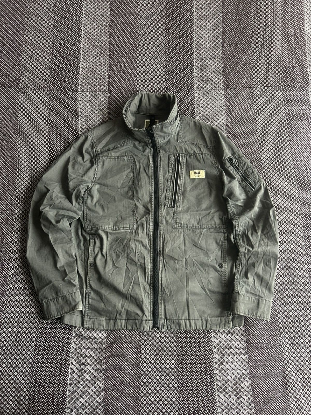 Vintage G-Star Raw Cargo Line Powel Overshirt Jacket Size L