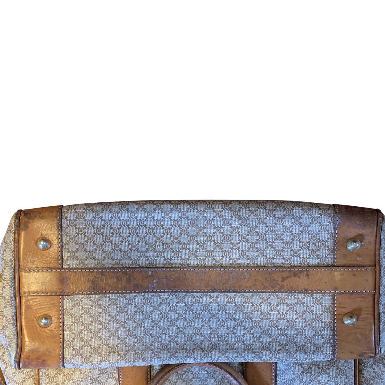 Celine CELINE Triumph Monogram Canvas Boston Bag Size ONE SIZE - 3 Thumbnail