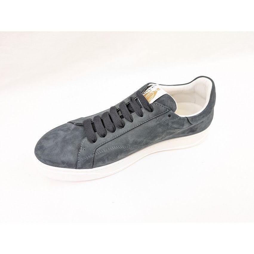 Lanvin o1rshd1 DDB0 Low-Top Sneakers in Navy Blue Size US 13 / EU 46 - 8 Thumbnail