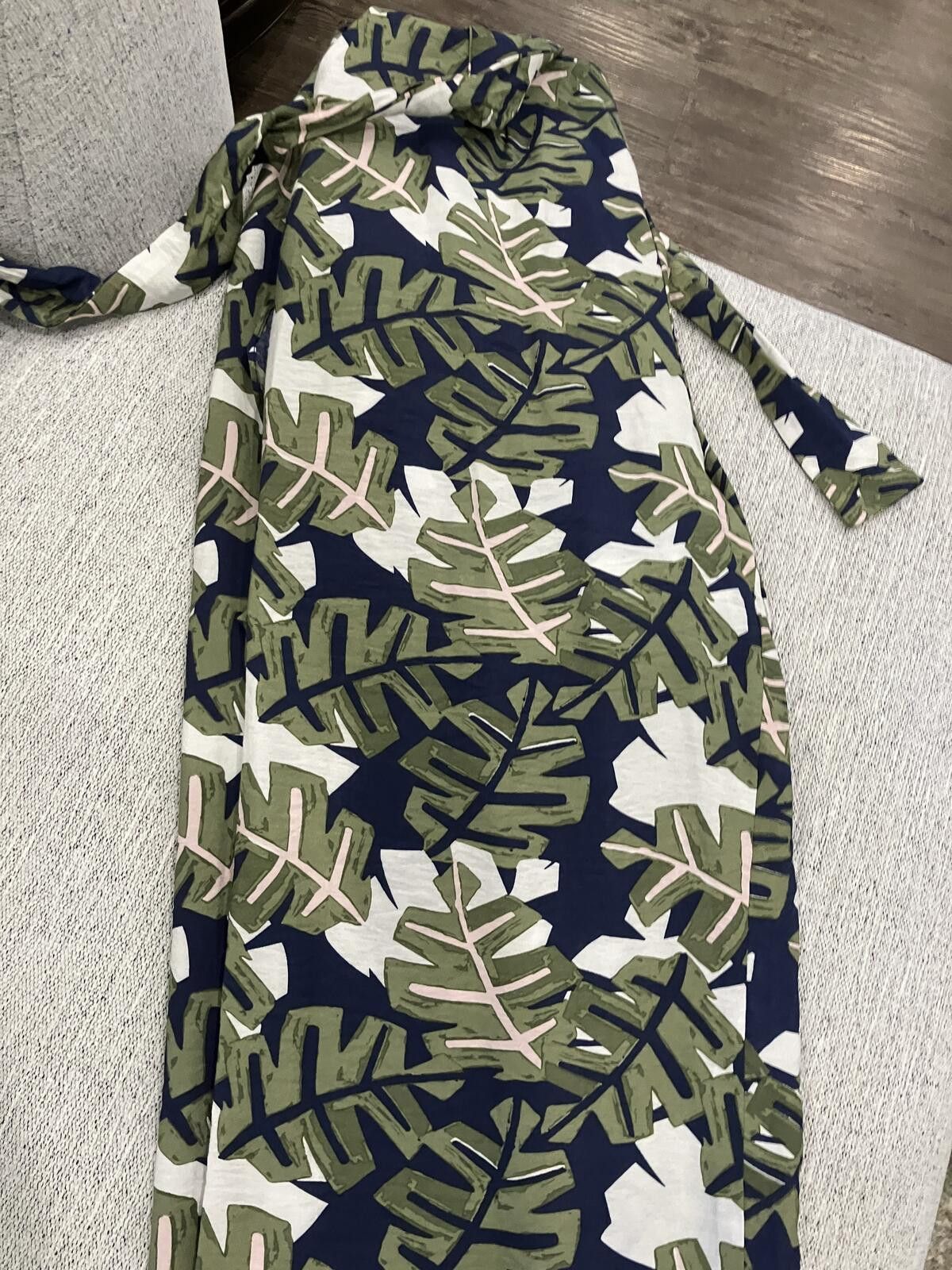 Other NWT Leaf Print Short Sleeve Jumpsuit with Belt Size 28" / US 6 / IT 42 - 10 Thumbnail