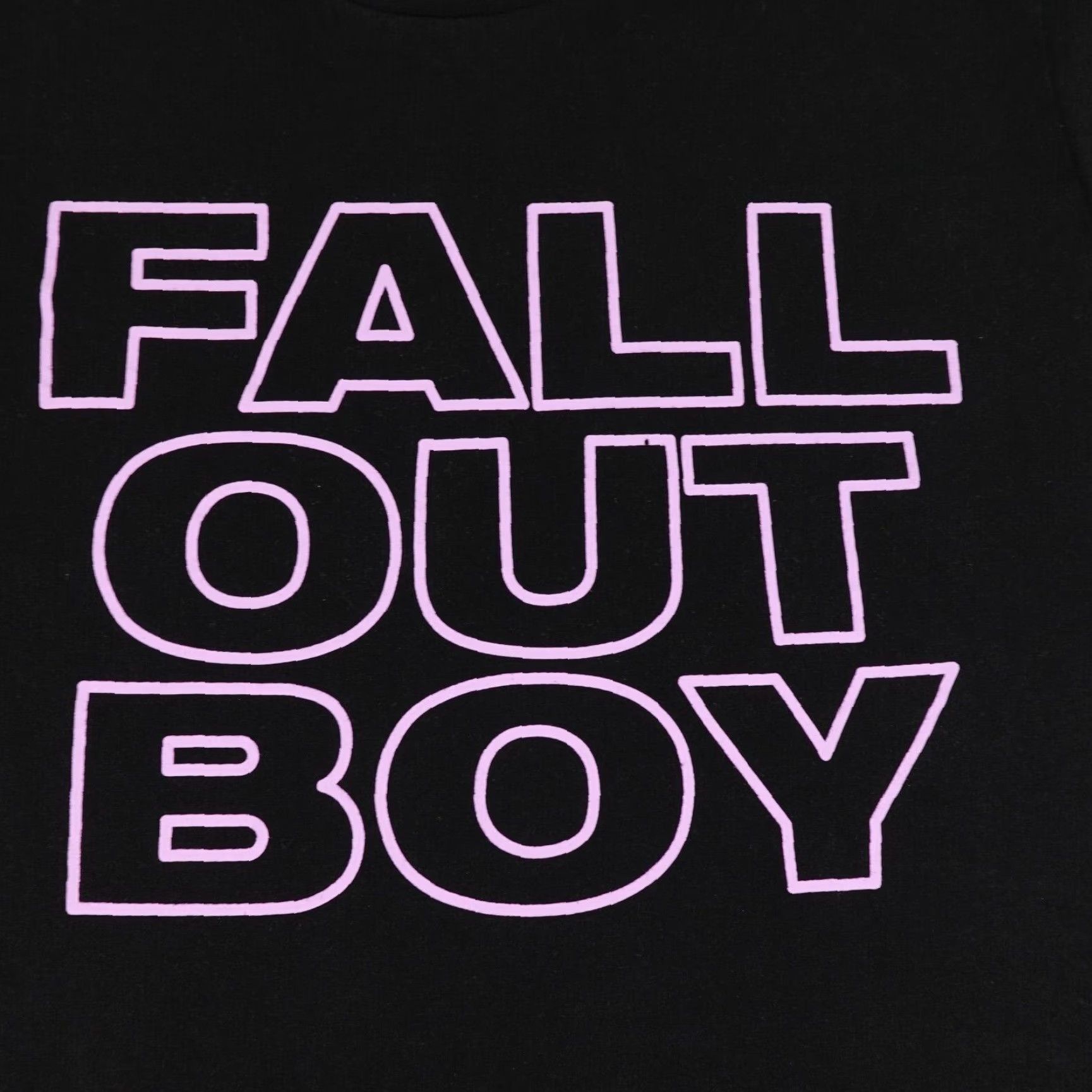 Pinko VINTAGE Fall Out Boy Shirt Mens Large Black Rock Band Concert Crewneck Tee Size US L / EU 52-54 / 3 - 2 Thumbnail