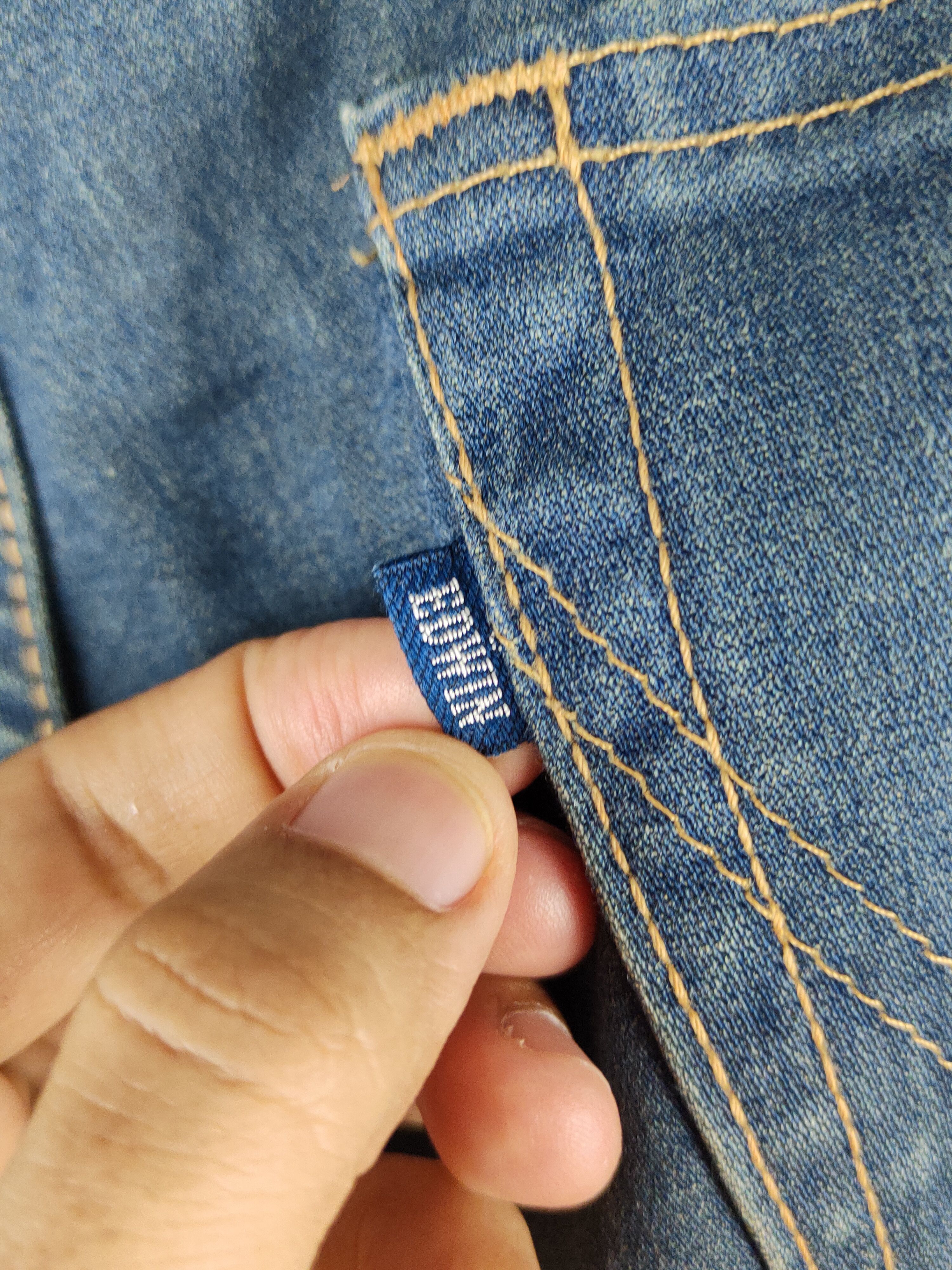 Edwin Edwin Blue vintage denim Pants #S2311 Size US 30 / EU 46 - 7 Thumbnail