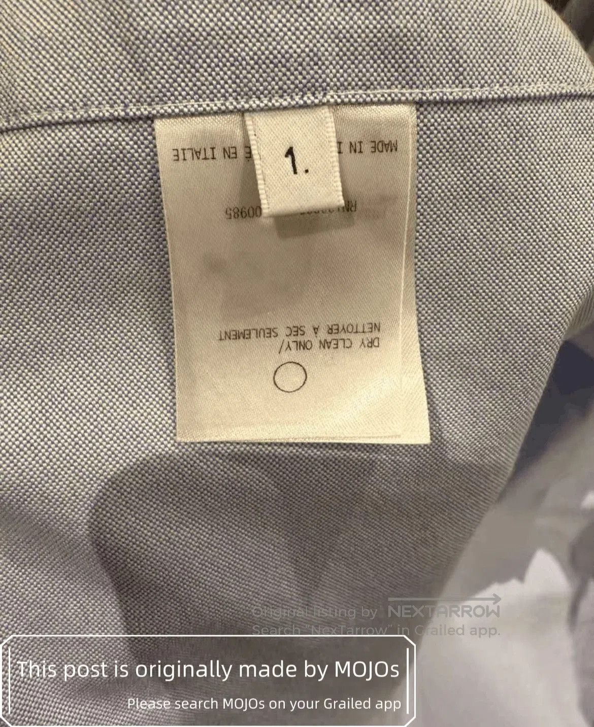 Thom Browne Sz 1 Thom Browne Disstressed Edge Oxford Shirt. Size US S / EU 44-46 / 1 - 5 Thumbnail