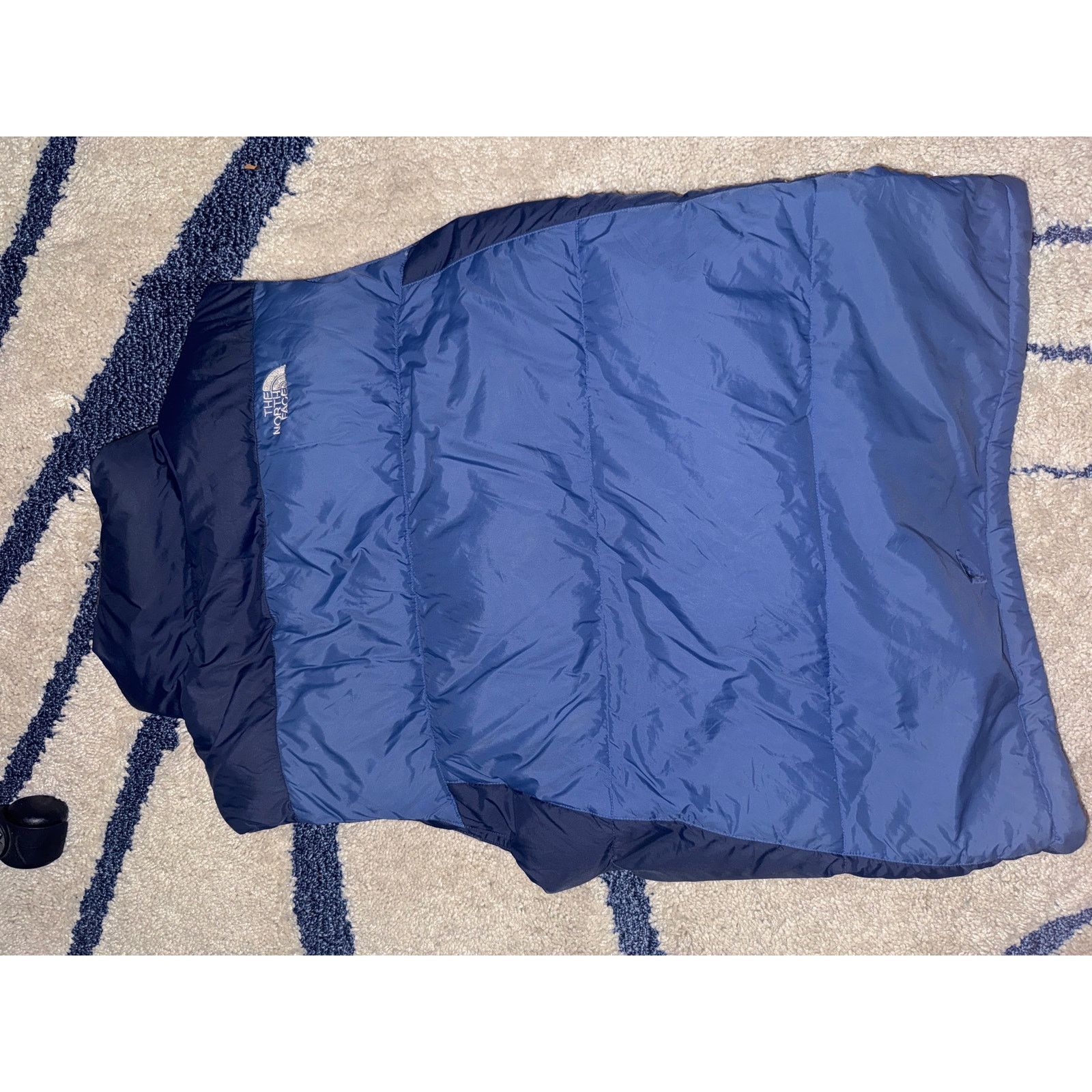 The North Face Blue North Face 550 Puffer Vest Size L / US 10 / IT 46 - 2 Thumbnail