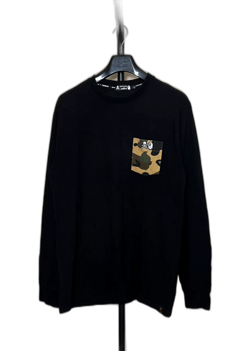 Bape Bape x Mastermind Black Long Sleeve-2508 Size US L / EU 52-54 / 3 - 1 Thumbnail