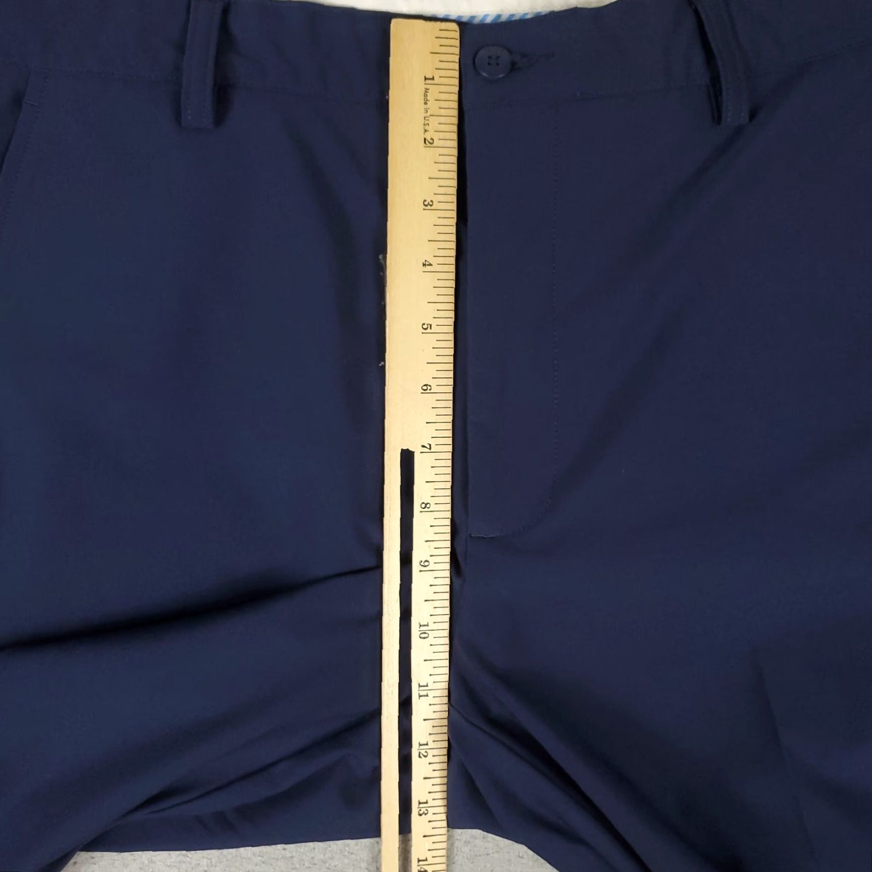 Footjoy FootJoy Golf Pants Mens 34x32 Blue Stretch Chino Flat Front Trousers Regular Fit Size US 34 / EU 50 - 4 Thumbnail