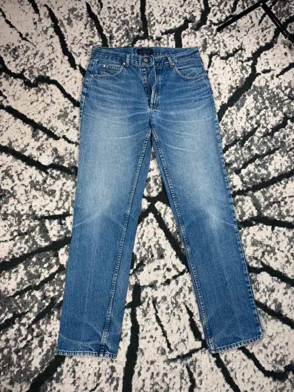 Valentino Vintage Valentino blue jeans 33 logo Size US 33 - 1 Thumbnail