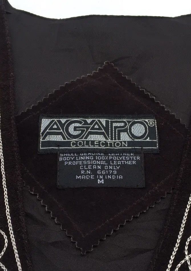Hysteric Glamour × Japanese Brand Vintage Vest Leather Agapo Collection Made in India Size US M / EU 48-50 / 2 - 7 Thumbnail
