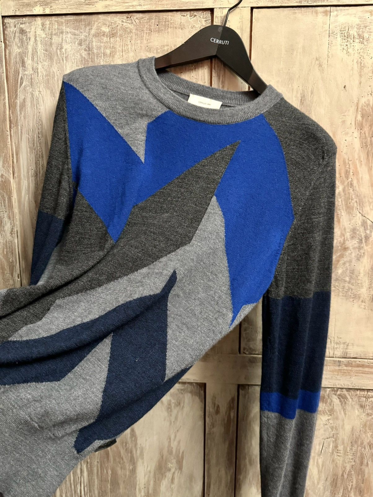 Cerruti 1881 cerruti runway line wool jumper M Size US M / EU 48-50 / 2 - 7 Thumbnail