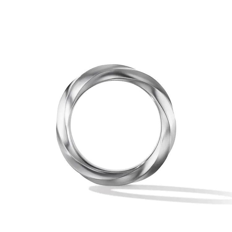 David Yurman o1w1db10526 R17390 / Size 10 /Cable Edge Band Ring in Silver Size ONE SIZE - 2 Thumbnail