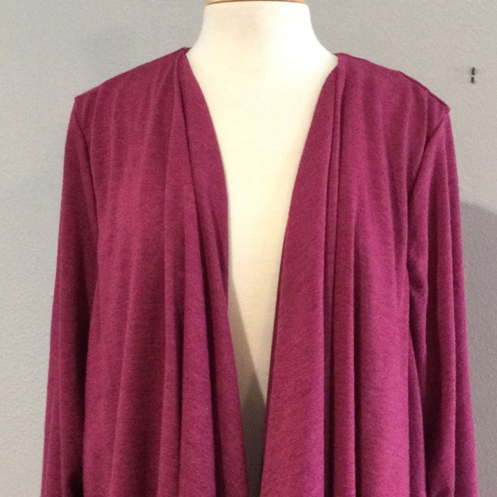 Other Gozzip Purple Long Sleeve Oversized Cardigan Jacket L NWT Size L / US 10 / IT 46 - 2 Thumbnail